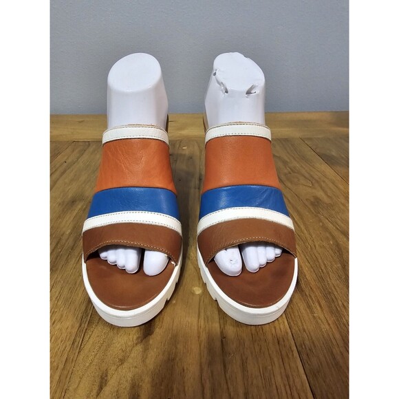 Seychelles Size 8.5 Sey Collection Tantalize Heeled Sandal In Orange Multi ... - Picture 4 of 13